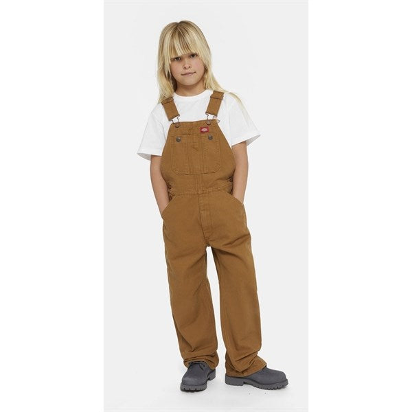 Dickies Duck Canvas Bib Bukser Brown Duck