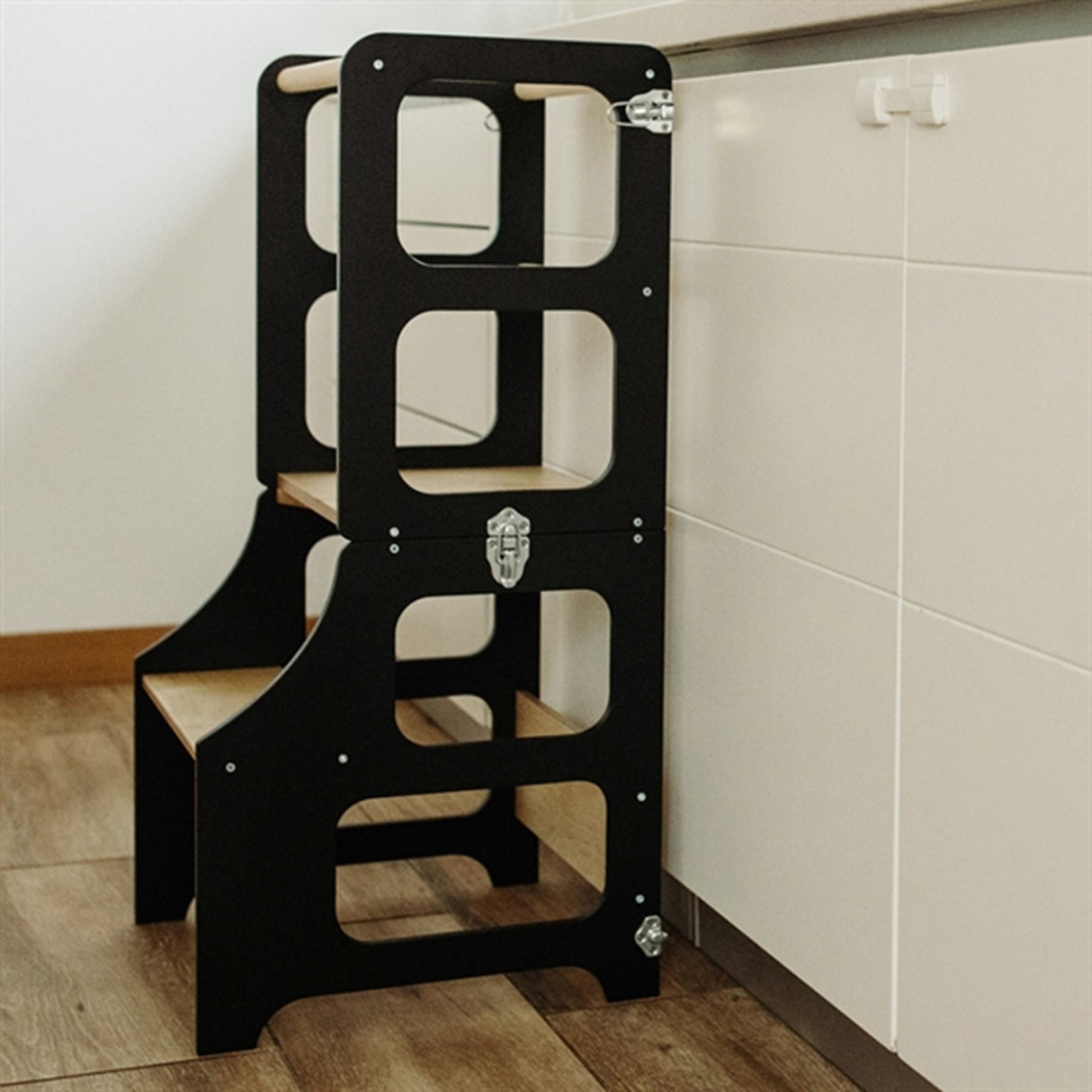 Duck Woodworks Foldable Kitchen Tower Black - SKAL IKKE ONLINE PÅ NORGE!