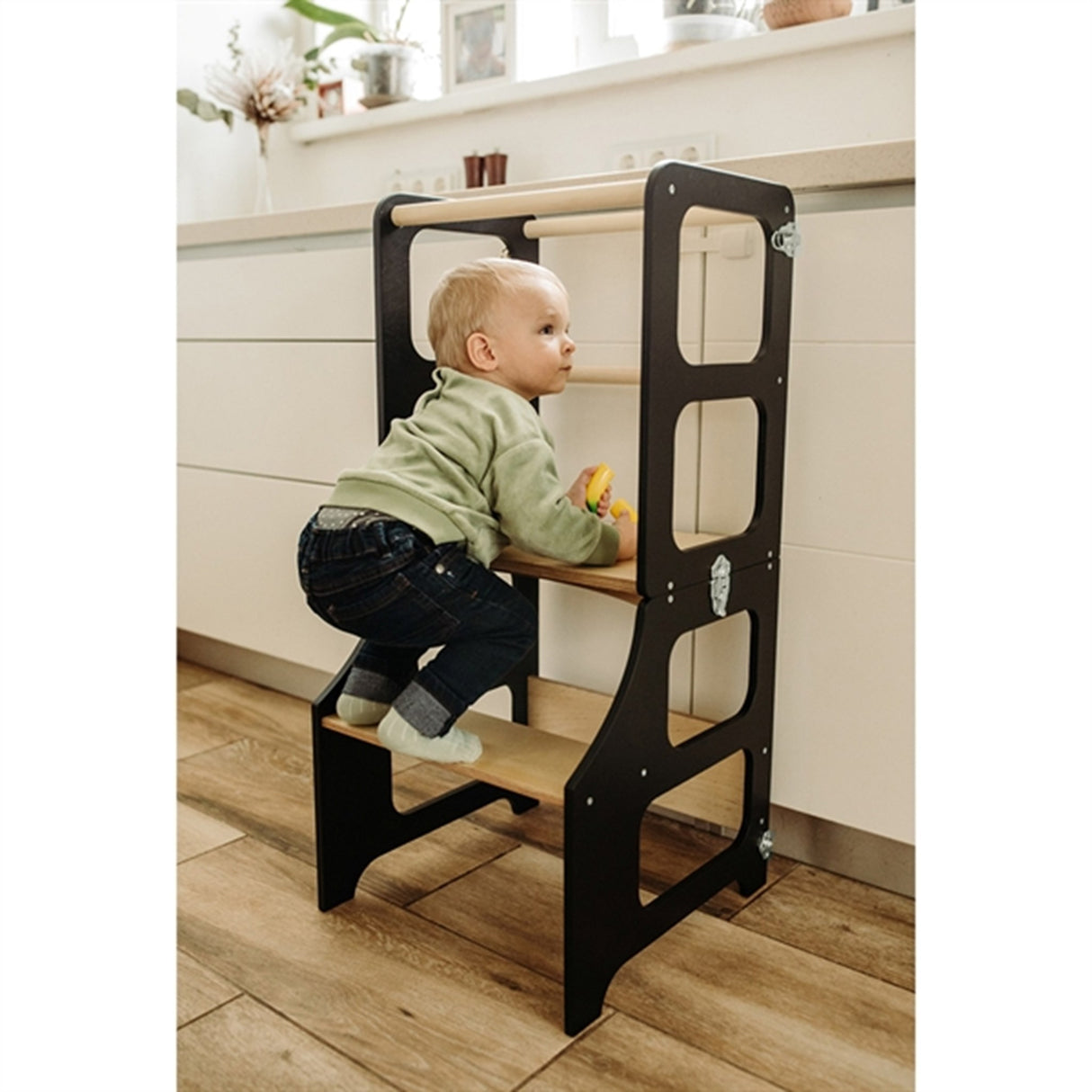 Duck Woodworks Foldable Kitchen Tower Black - SKAL IKKE ONLINE PÅ NORGE! 6