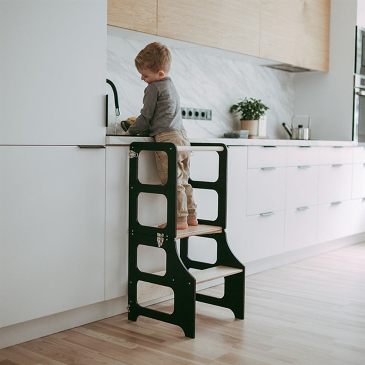 Duck Woodworks Foldable Kitchen Tower Black - SKAL IKKE ONLINE PÅ NORGE! 8