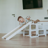 Duck Woodworks Foldable Kitchen Tower w. Slide White 5