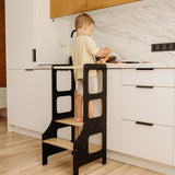 Duck Woodworks Foldable Kitchen Tower Black 5
