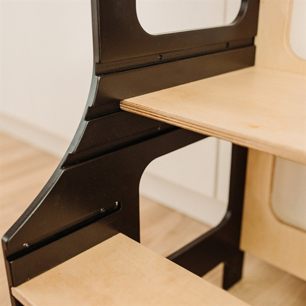 Duck Woodworks Foldable Kitchen Tower Black 6