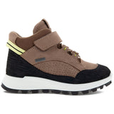 Ecco Exostrike Kids Ankle Støvle Black/Taupe/Taupe 2