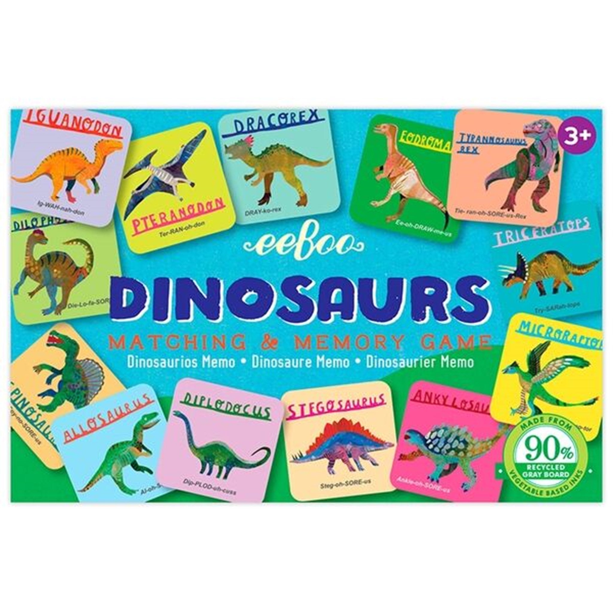 Eeboo Memory Game - Dinosaurs