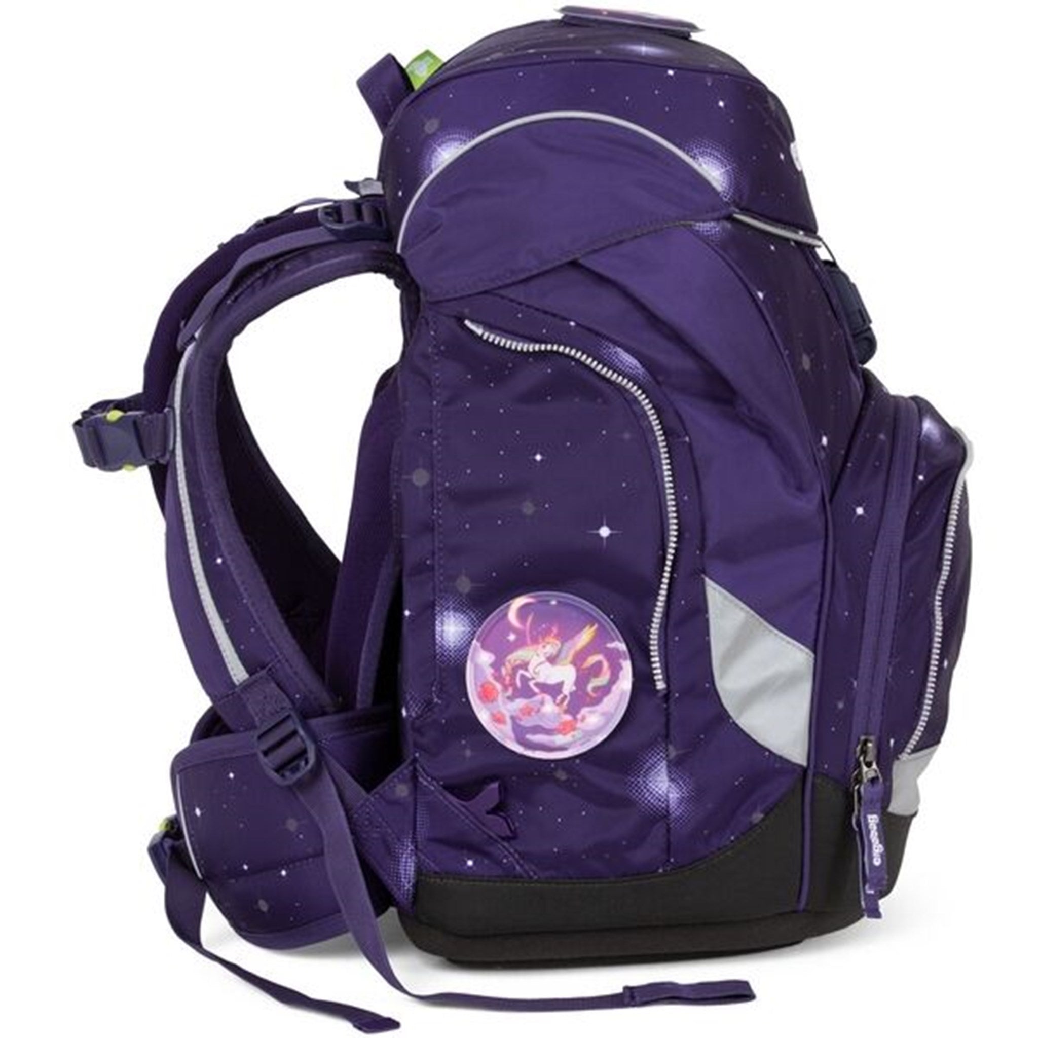 Ergobag Skoleveske Galaxy Glow Prime Beargasus Purple 3