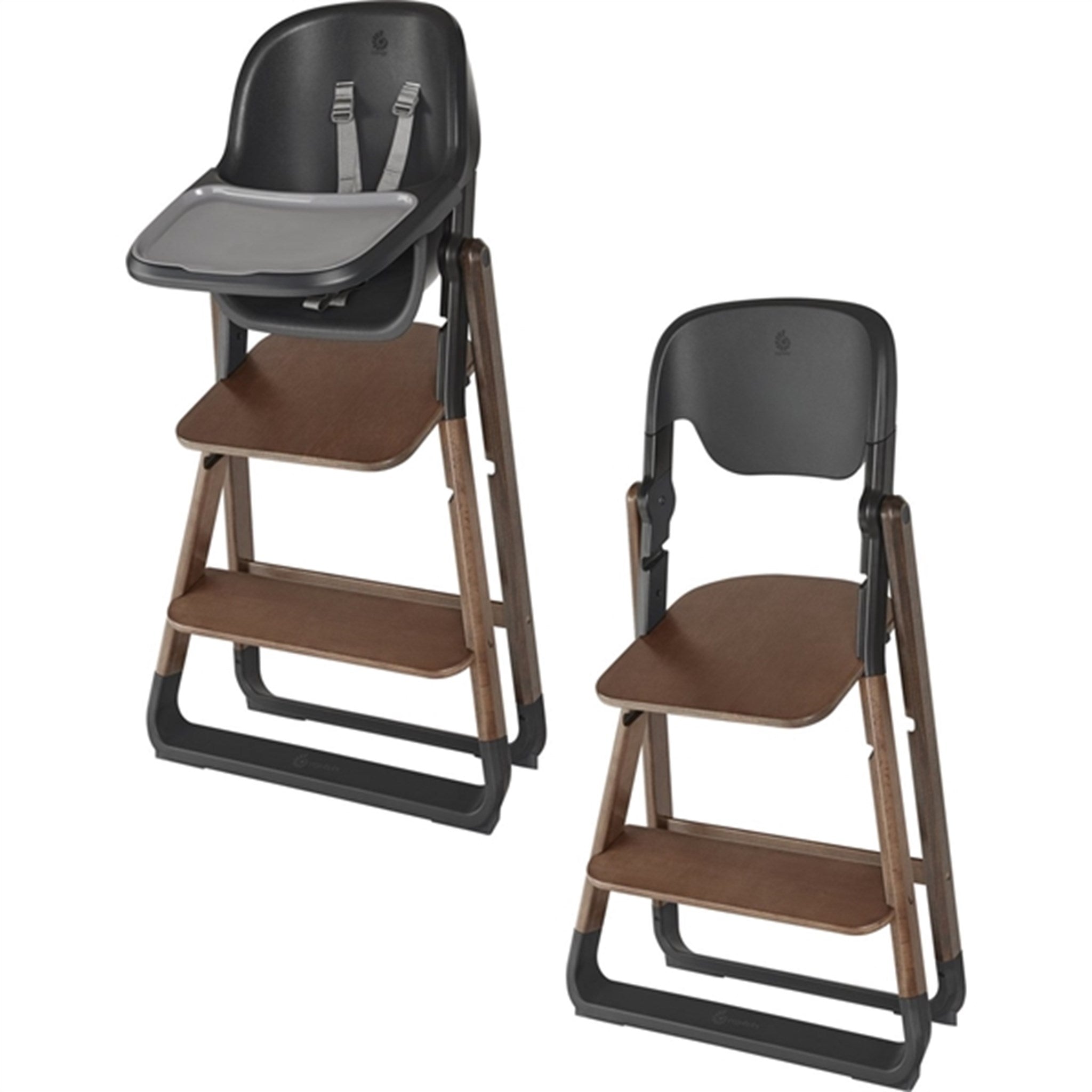 Ergobaby Evolve 2-in-1 High Chair + Chair Dark Wood Black 9