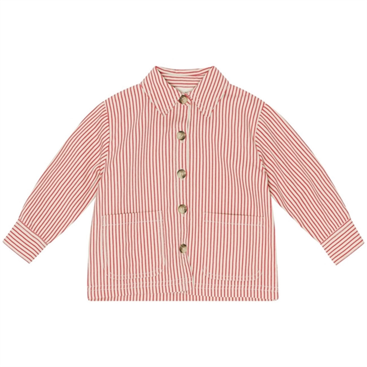 Flöss Max Overshirt Scarlet Stripe