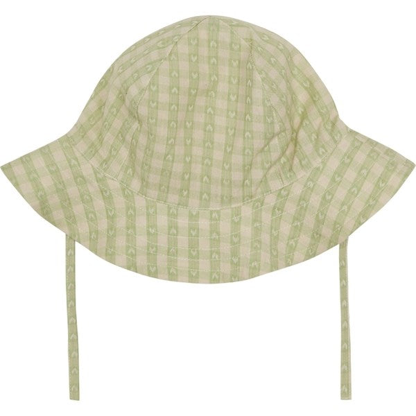 Flöss Stella Solhatt Lime Gingham