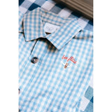 Flöss Svend Overshirt Blue Gingham 5