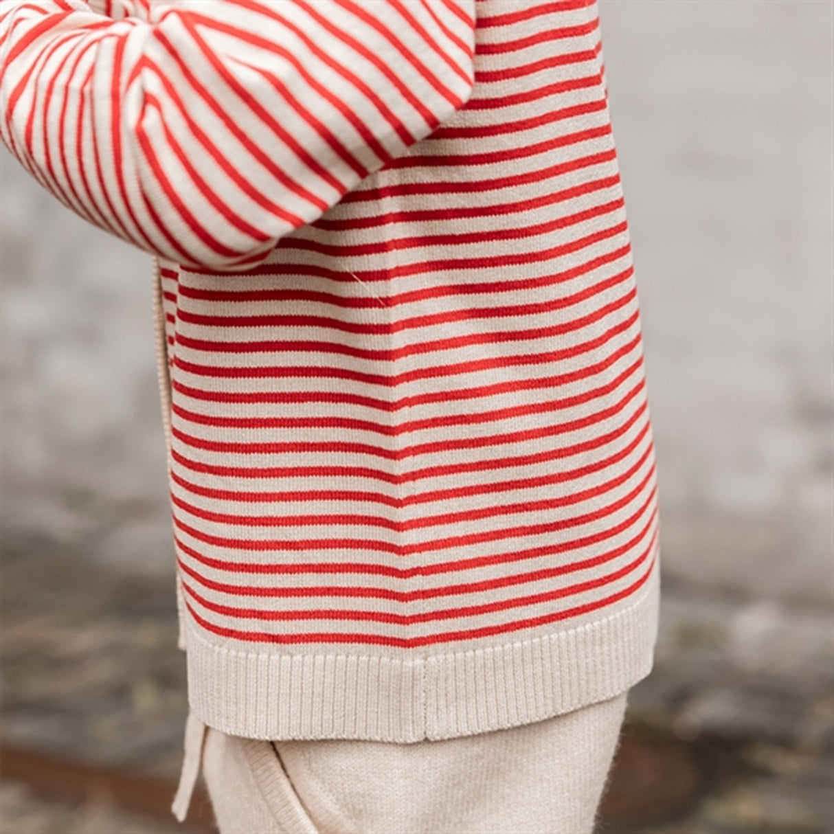 Fliink High Risk Red Stripe Fave Stripe Strikk Cardigan 5