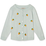 Fliink Ballad Blue/Sunflower Lemons Favo Embr. Strikk Cardigan