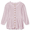 Fliink Lavender Fog Oma Strikk Cardigan