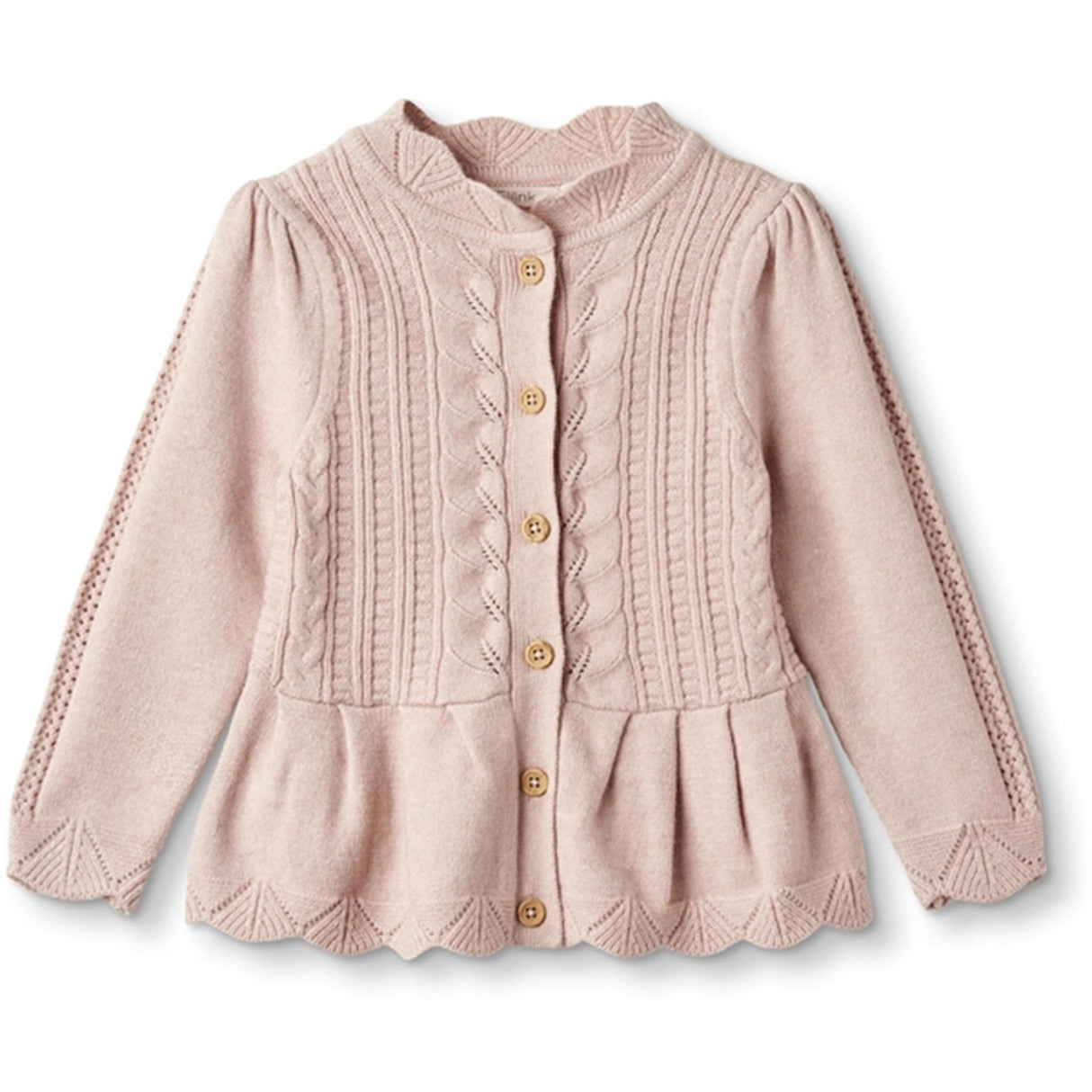 Fliink Peach Whip Alilly Cardigan