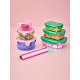 RICE Multicolor Opbevaringsbøtter 3-pakning