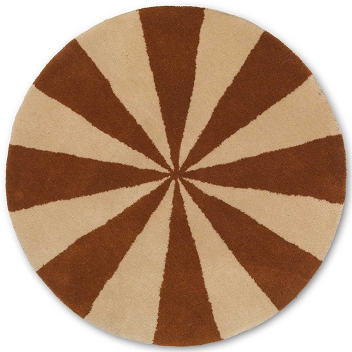 Ferm Living Arch Tuftet Tæppe Dark Brick/Offwhite Small