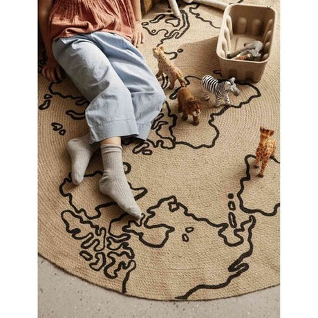 Ferm Living Jute Rug World Large