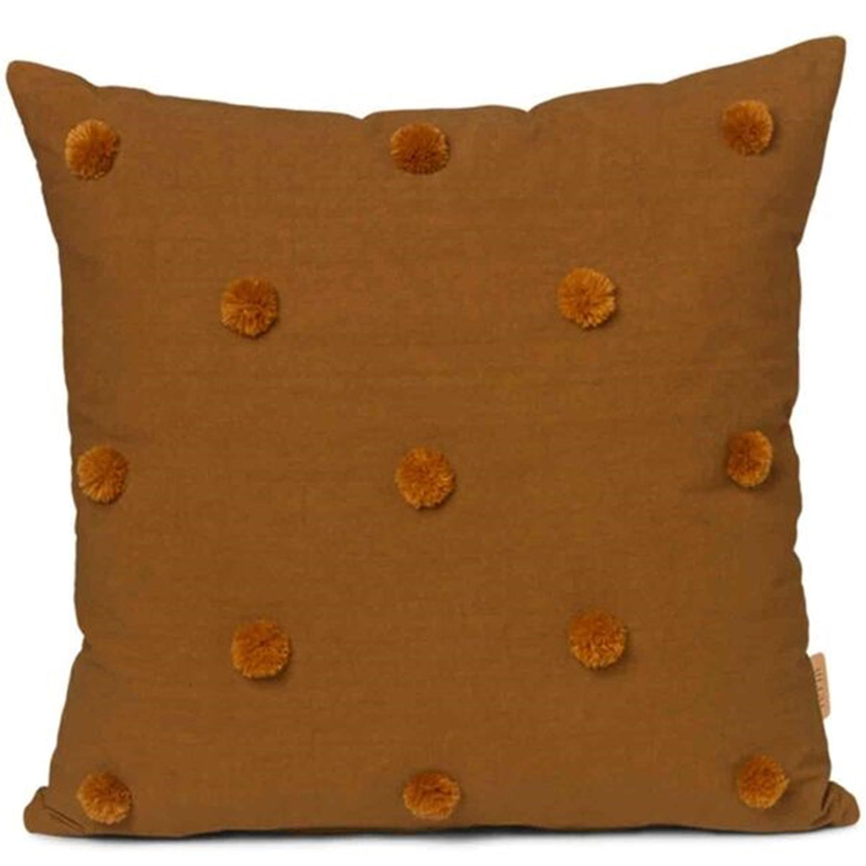 Ferm Living Dot Tufted Pillow Sugar Kelp Mustard