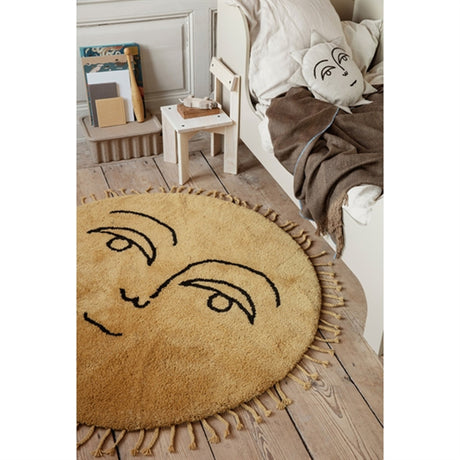 Ferm Living Sol Tufted Teppe - Large Yellow