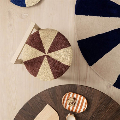 Ferm Living Arch Embr Round Pute