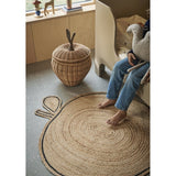 Ferm Living Apple Flettet Jute Teppe Natural