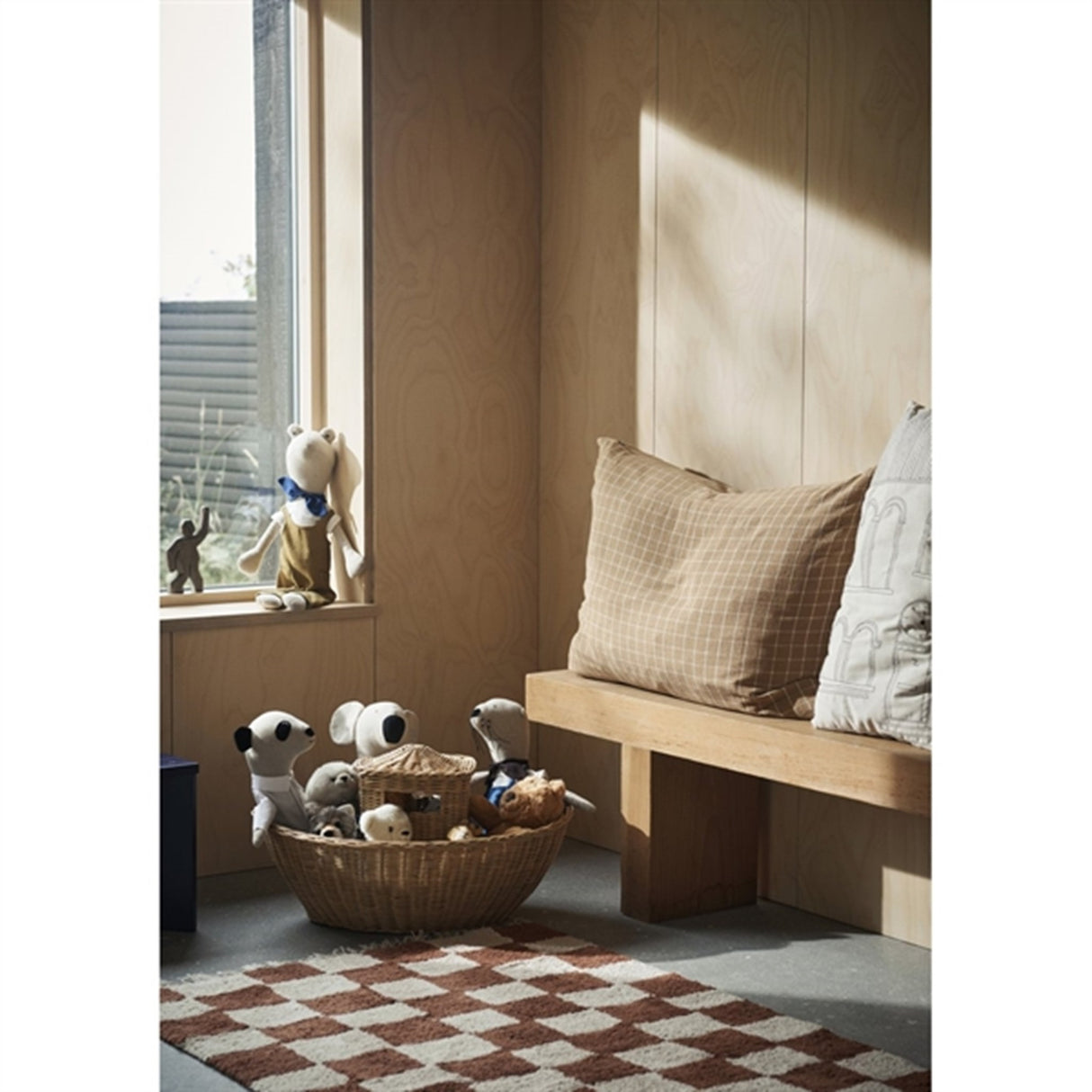Ferm Living Mara Vaskbart Teppe Rust/Warm Sand