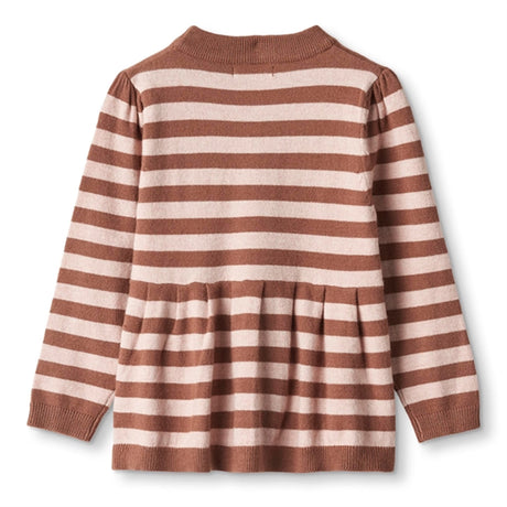 Fliink Carob Brown Striped Alilly Genser 2