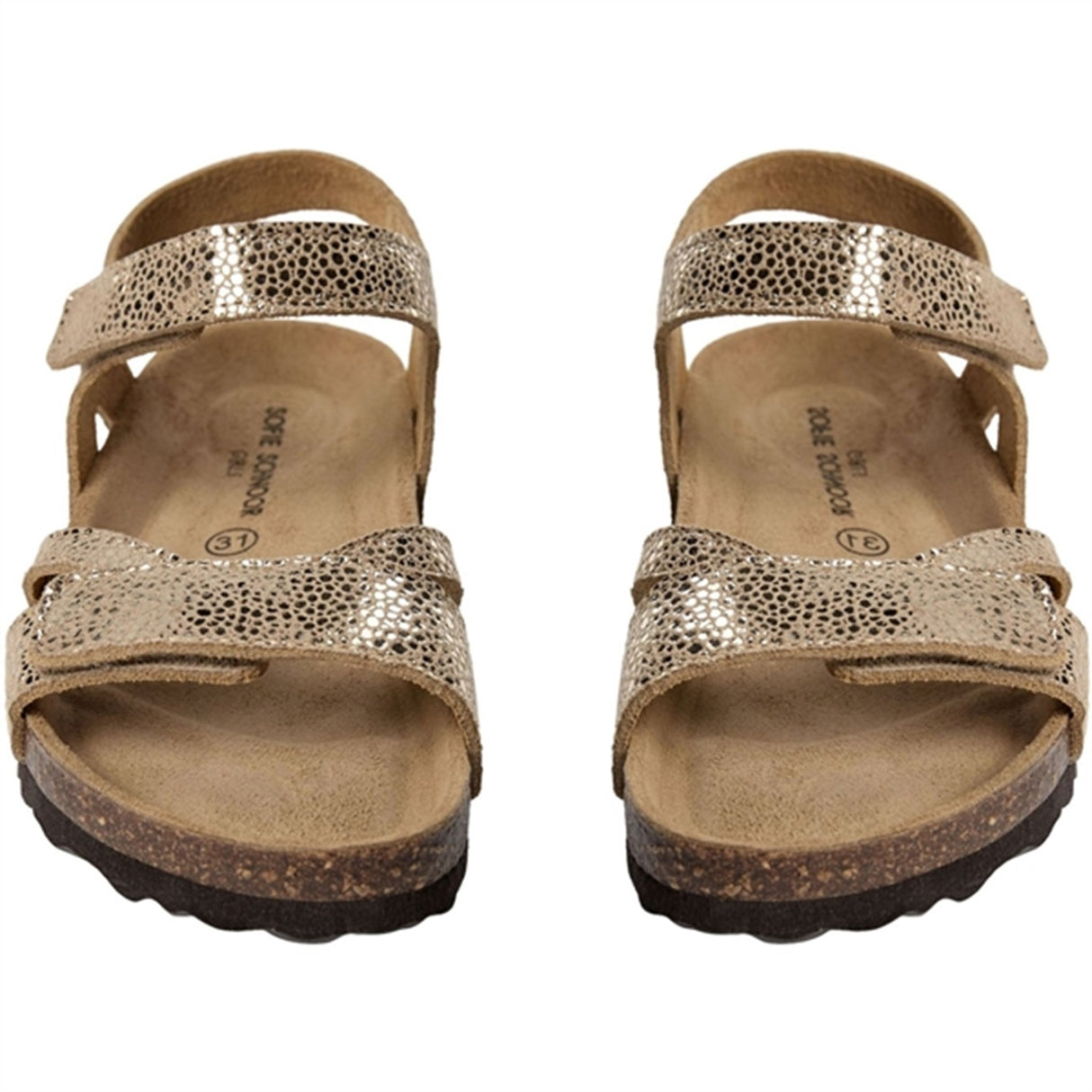 Sofie Schnoor Beige With Gold Sandaler