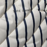 Sofie Schnoor Off White/ Navy Striped Totebag 2