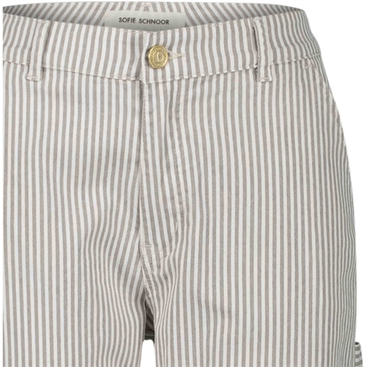 Sofie Schnoor Light Brown Striped Bukser 2