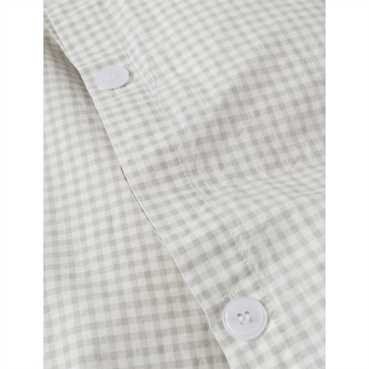 Studio Feder Sengetøy Gingham Mini Grey