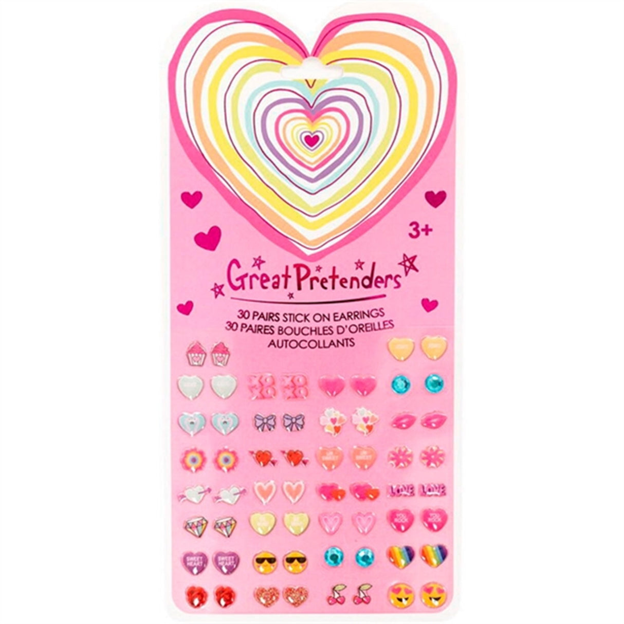 Great Pretenders Heart Sticker Earrings