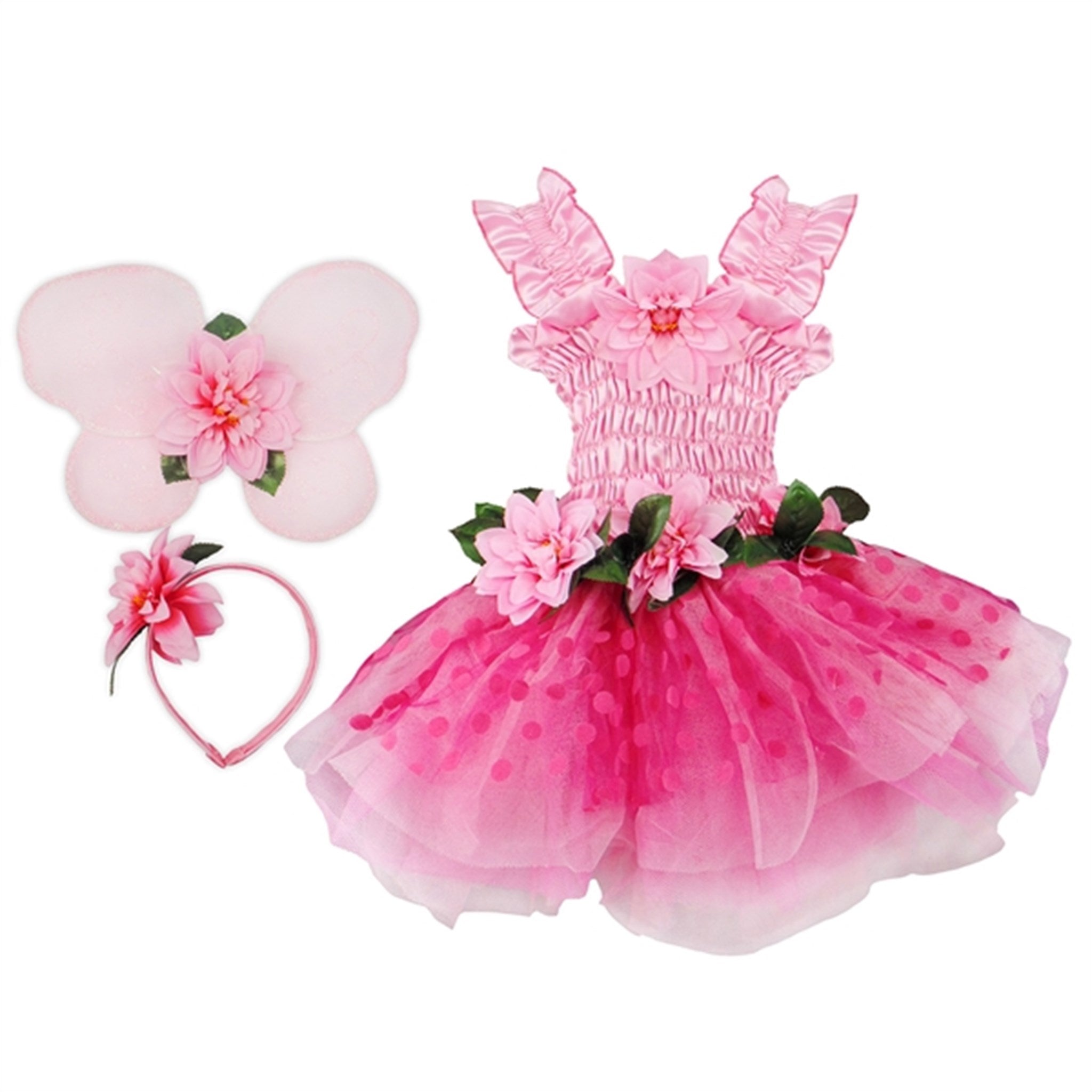 Great Pretenders Fairy Blooms Deluxe Dress & Wings Pink