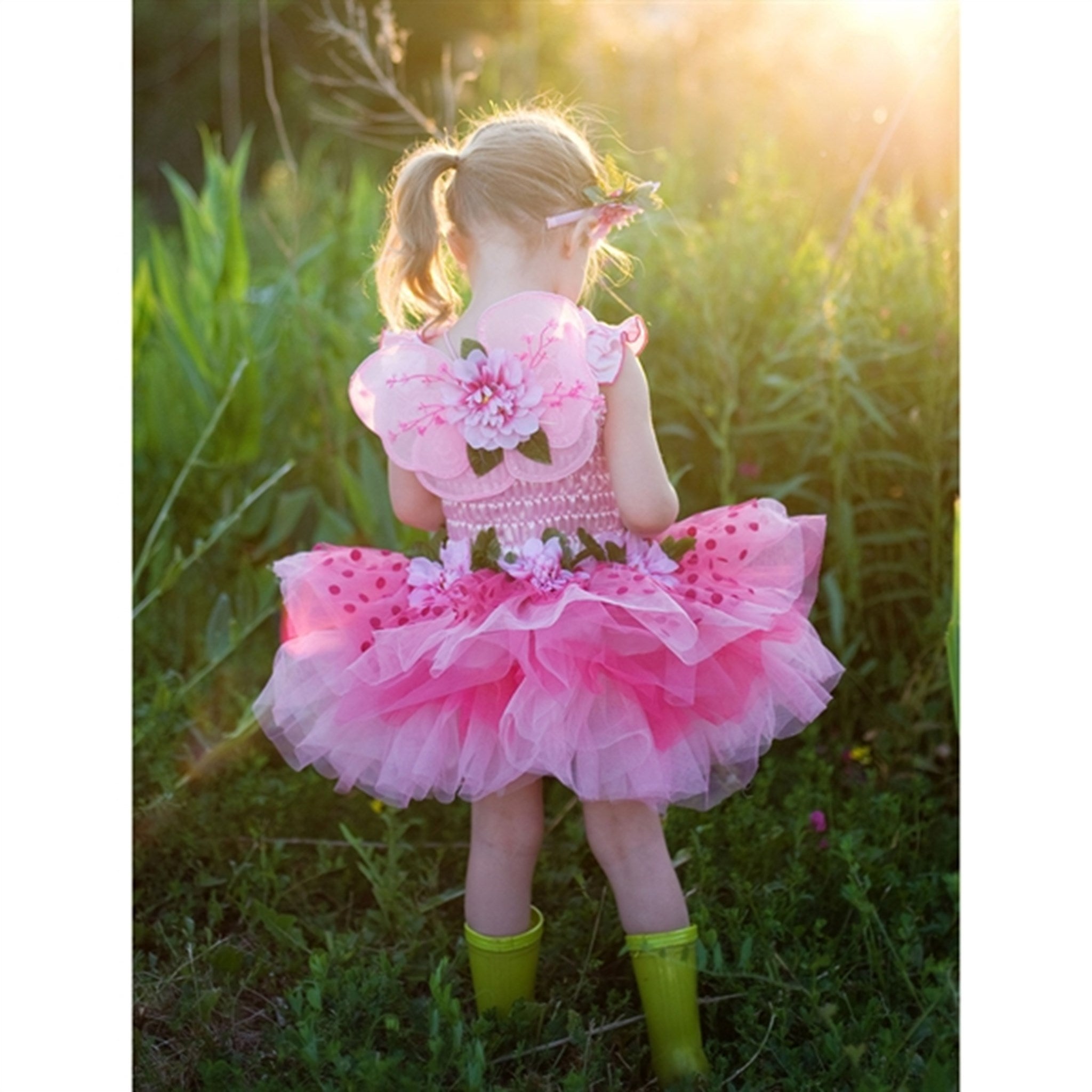 Great Pretenders Fairy Blooms Deluxe Dress & Wings Pink 3