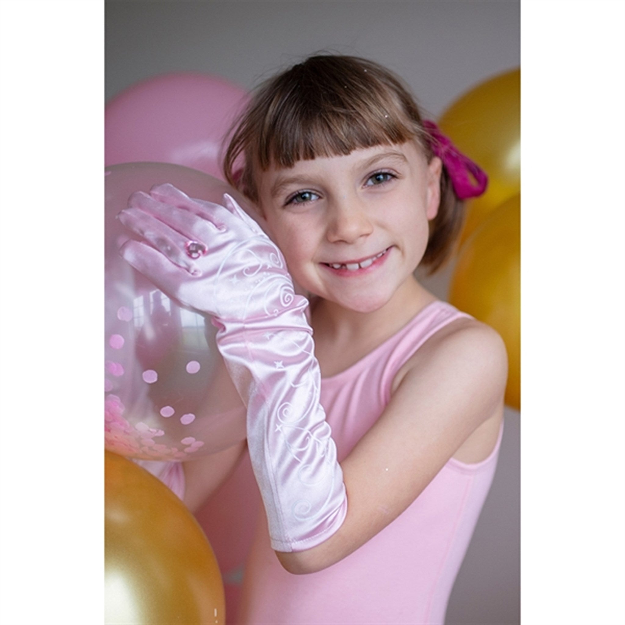 Great Pretenders Princess Swirl Gloves Light Pink 2