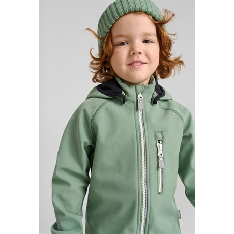 Reima Softshell Jakke Vantti Green Clay 2