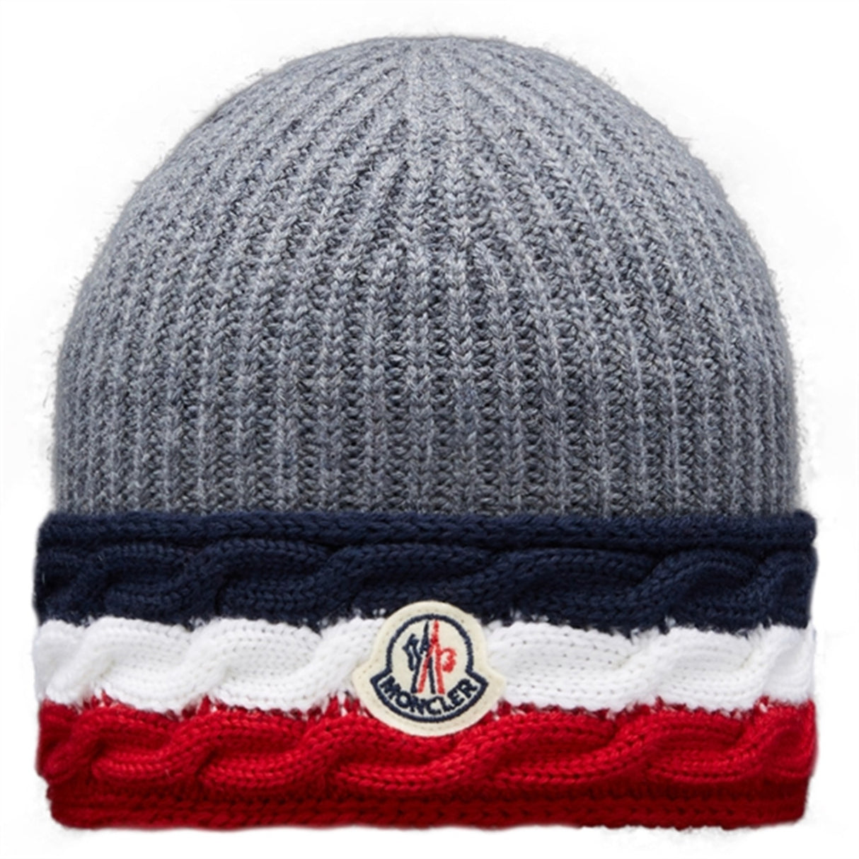 Moncler Berretto Tricot Lue Medium Grey