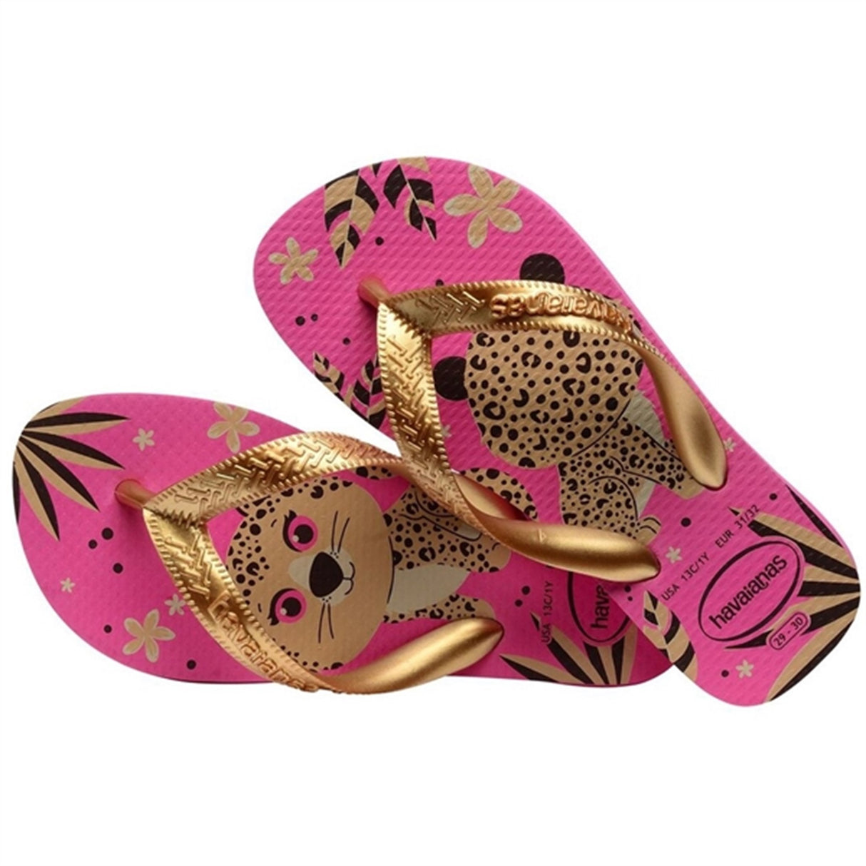 Havaianas Kids Sandaler Topp Pets Pink Flux 4