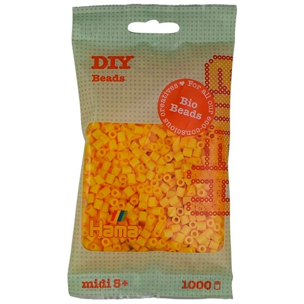 HAMA BIO Midi Beads 1000 pcs Yellow