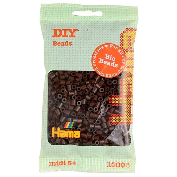 HAMA BIO Midi Beads 1000 pcs Brown