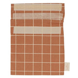 Haps Nordic Sandwich Bag Check Warm Terracotta