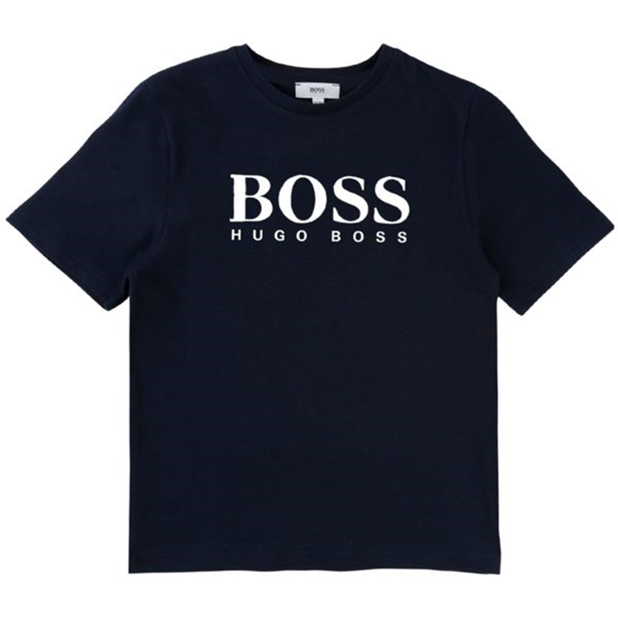 Hugo Boss Boy Short Sleeves Logo Tee-shirt Navy