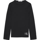 Calvin Klein Modern Waffle Genser Black