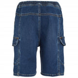 Calvin Klein Denim Cargo Sweat Shorts Mid Blue