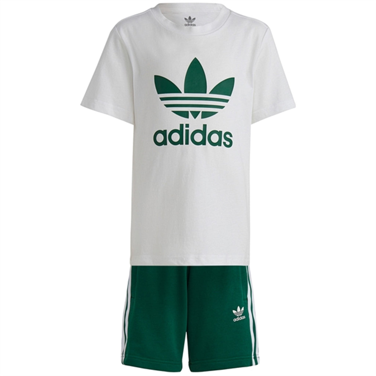 adidas Originals Dark Green Shorts Tee Sett