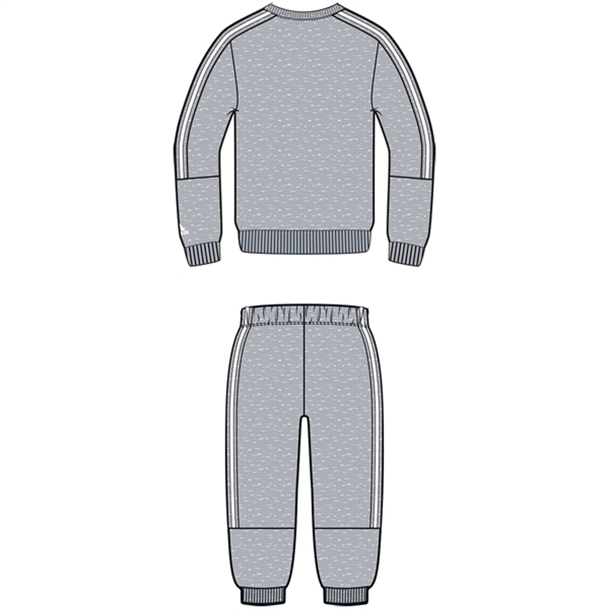 adidas Light Grey Heather Sweat Set