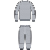 adidas Light Grey Heather Sweat Set