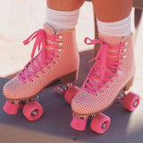Impala Rollerskaters Pink Tartan 2
