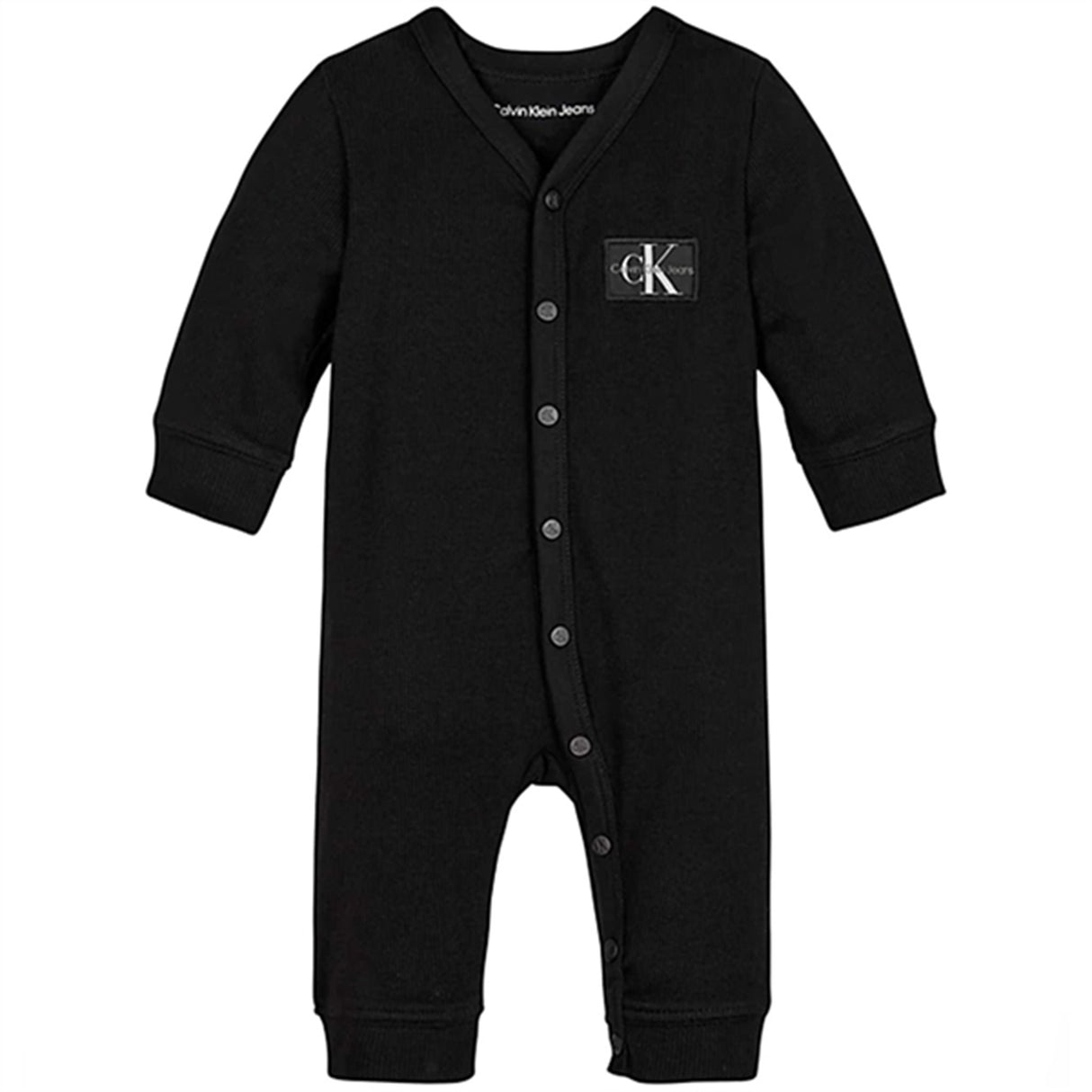 Calvin Klein Monogram Rib Heldrakt Ck Black