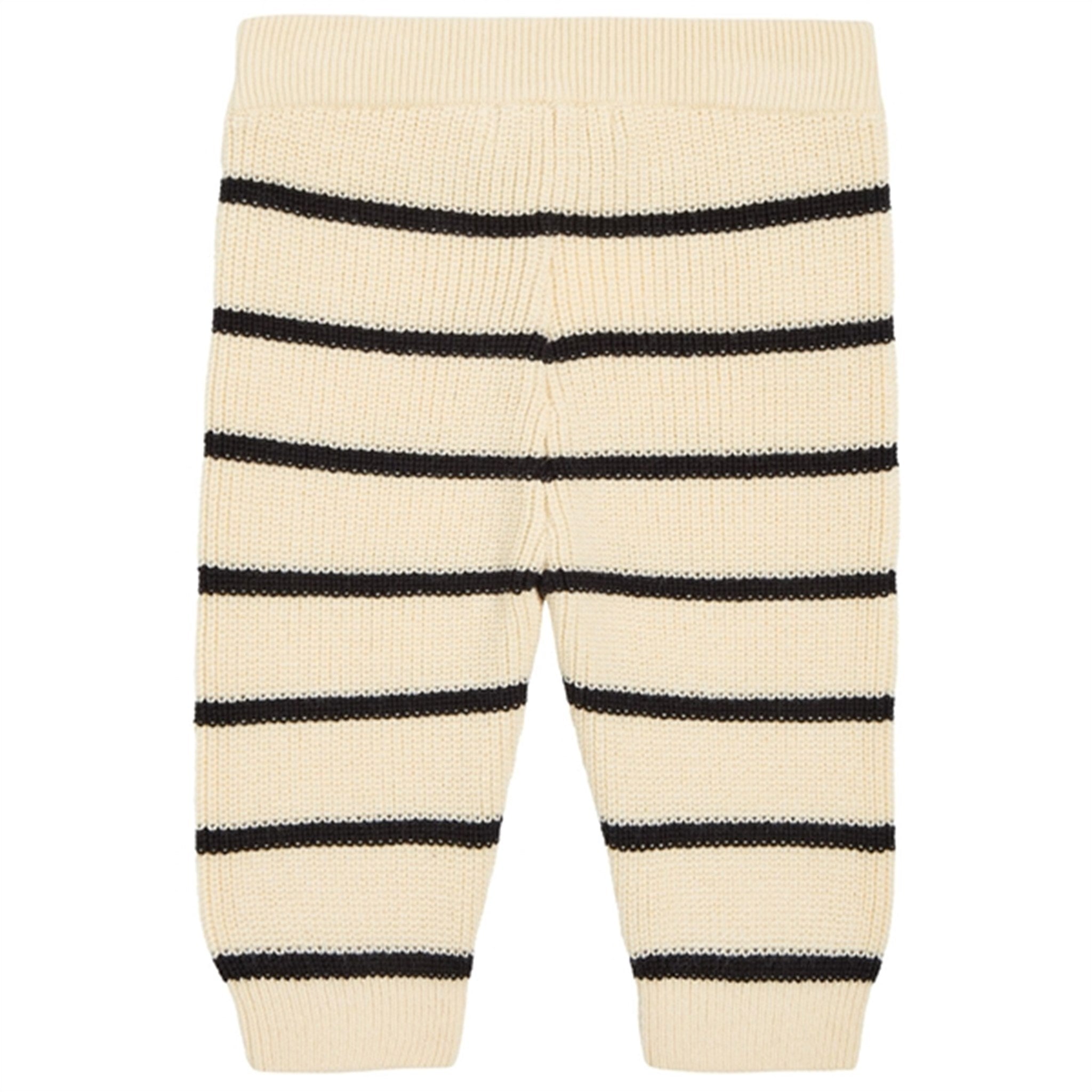 Calvin Klein Striped Cardigan Strikk Sett Black/ Vanilla Stripe 2